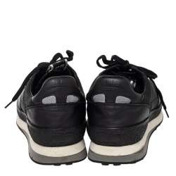 Givenchy Black Nylon and Leather TR3 Runner Low Top Sneakers Size 43