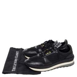 Givenchy Black Nylon and Leather TR3 Runner Low Top Sneakers Size 43