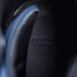 Givenchy Blue Leather Tyson High Top Sneakers Size 42