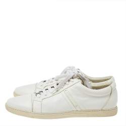 Givenchy White Leather Low Top Sneakers Size 43