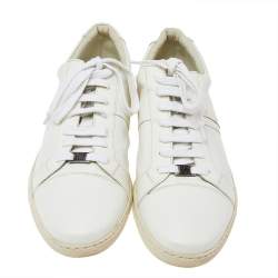 Givenchy White Leather Low Top Sneakers Size 43
