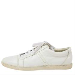 Givenchy White Leather Low Top Sneakers Size 43