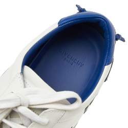 Givenchy White/Blue Leather Urban Street Low Top Sneakers Size 40