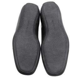 مملوكة مسبقًا حذاء رياضي جيفنشي جلد أسود بعنق منخفض مقاس 41.5