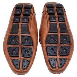 Givenchy Brown Leather Bow Tassels Slip On Loafers Size 42