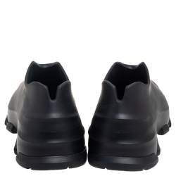 Givenchy Black Rubber Monumental Mallow Low-Top Sneakers Size 42