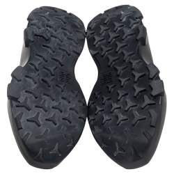 Givenchy Black Rubber Monumental Mallow Low-Top Sneakers Size 42