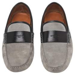 Givenchy Grey Suede Slip On Loafers Size 41