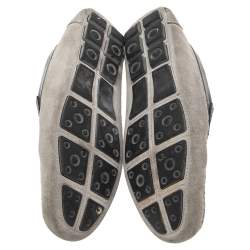 Givenchy Grey Suede Slip On Loafers Size 41