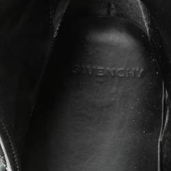 Givenchy Black Leather And Suede High Top Sneakers Size 45