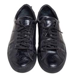 Pre Owned حذاء رياضي جيفنشي رباط علوي مزخرف نجمة أسود مقاس 42.5