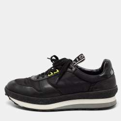 Givenchy Black Leather TR3 Lace Up  Sneakers Size 45