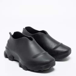 Givenchy Black Rubber Monumental Mallow Slip-On Sneakers Size 43