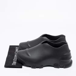 Givenchy Black Rubber Monumental Mallow Slip-On Sneakers Size 43