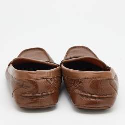 Givenchy Brown Leather Slip On Loafers Size 40