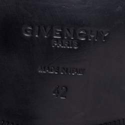 Givenchy Black Leather Elastic Band Slip-On Loafers Size 42