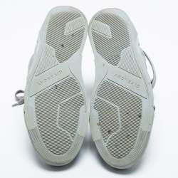 Givenchy Grey Leather High Top Sneakers Size 43