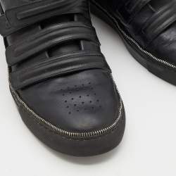 Givenchy Black Leather And Suede High Top Sneakers Size 44