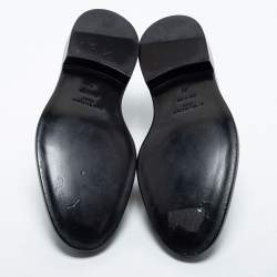 Givenchy Black Leather Buckle Monk Derby Size 41