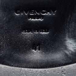 Givenchy Black Leather Buckle Monk Derby Size 41