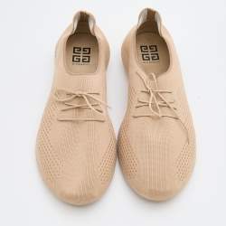 Givenchy Beige Knit Fabric TK-360 Sneakers Size 44