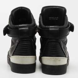 Givenchy Black Leather Tyson High Top Sneakers Size 43