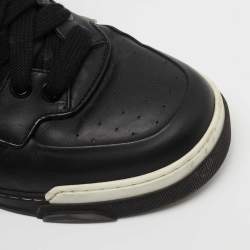 Givenchy Black Leather Tyson High Top Sneakers Size 43