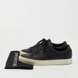 Givenchy Black Leather Low Top Sneakers Size 40