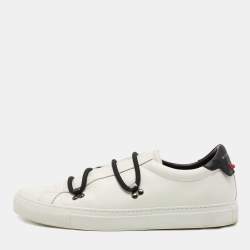 Givenchy White Leather Low Top Sneakers Size 45