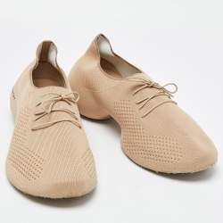 Givenchy Beige Knit Fabric TK-360 Sneakers Size 45