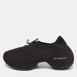 Givenchy Black Stretch Knit TK-360 Sneakers Size 39