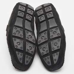 Givenchy Black Suede Tassel Detail Slip On Loafers Size 41