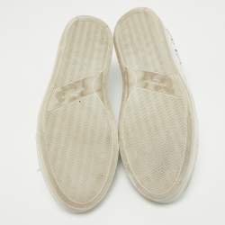 Givenchy White Leather Reverse Logo Urban Street Sneakers Size 44