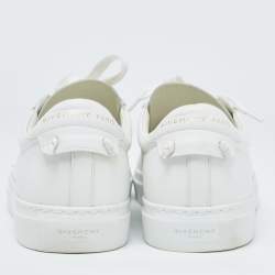 Givenchy White Leather Low Top Sneakers Size 40