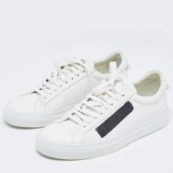 Givenchy White Leather Low Top Sneakers Size 40