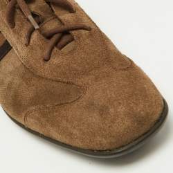 Givenchy Brown Suede Low Top Sneakers Size 42