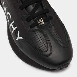 Givenchy Black Leather Lace Up  Sneakers Size 45