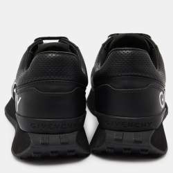 Givenchy Black Leather Lace Up  Sneakers Size 45