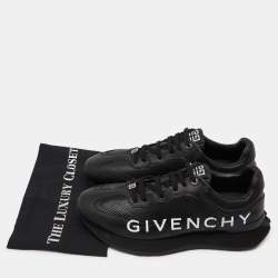 Givenchy Black Leather Lace Up  Sneakers Size 45