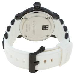 Givenchy Black PVD Coated Stainless Steel Silicon Rubber GV.5254J Men's Wristwatch 48 mm
