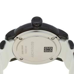 Givenchy Black PVD Coated Stainless Steel Silicon Rubber GV.5254J Men's Wristwatch 48 mm