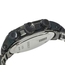 Givenchy Black PVD Coated Stainless Steel Chrono GV.5220J Men's Wristwatch 48 mm