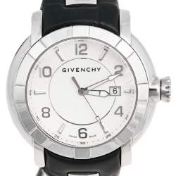 Givenchy White Stainless Steel GV.5202M Men's Wristwatch 44 mm