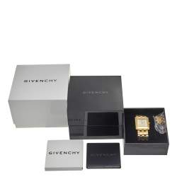 Givenchy Champagne Yellow Gold Plated Stainless Steel GV.5200M Men's Wristwatch 31 mm