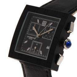 Pre Owned Givenchy Black Stainless Steel Apsaras Men's Wristwatch 32MM