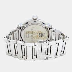Pre Owned Givenchy White Stainless Steel GV.5202M Men's Wristwatch 44 mm