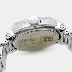 Pre Owned Givenchy White Stainless Steel GV.5202M Men's Wristwatch 44 mm