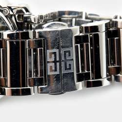 Pre Owned Givenchy White Stainless Steel GV.5202M Men's Wristwatch 44 mm