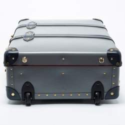 Globe Trotter Tricolor Fiber Board And Leather Centenary Carry On Suitcase