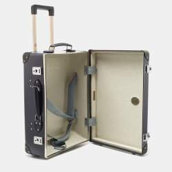 Globe-Trotter Navy Blue Fibreboard 2 Wheels Carry-On Suitcase 50